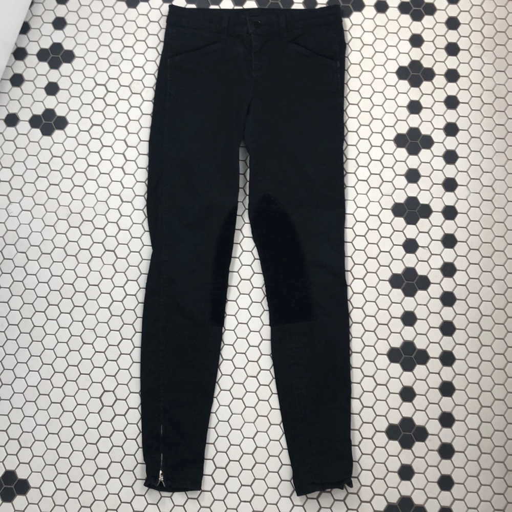 J Brand Black Skinny Moto pants